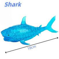 Squishy Shark Dolphin Stress Ball Fidget Toy Stretchy TPR Anxiety Relief Hand Therapy Sensory Gift for Adults Kids Party Favors