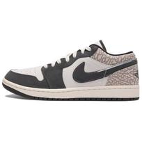 Jordan Air Jordan 1 Karvės skaldyta oda Amortizacija Žemi viršutiniai Vintažiniai krepšinio bateliai Vyriški Sail White Sapphire IU2268-100 47.5 karališkos mėlynos spalvos