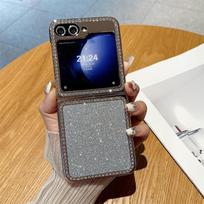Galaxy Z Flip 7 FE / 6 Protective Case Full Cover Sparkle Powder Shockproof PC Casing Women Samsung Galaxy Z Flip5