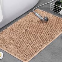 Bathroom Mat Chenille Absorbent Rug Non-Slip Toilet Floor Mat Shower Entrance Doormat Washroom Pad 50*80cm