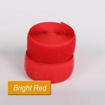 Plotis 20mm 22 Spalvos Prisiuvama Velcro juosta tvirtinimui Nailono audinio juosta be lipnios pusės DIY siuvinėjimui ir rankdarbiams Susikabinanti juosta Width 20mm 2meters red