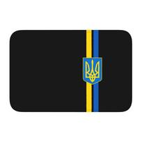 Ukrainos vėliava Priekinių durų kilimėlis Neslystantis Vidinis Vandeniui atsparus Patriotinis durų kilimėlis Virtuvės Balkono Įėjimo kilimėlis 40cm x 60cm