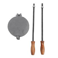 Cast Iron Pancake Maker Pan Double Sided Pancake Baking Mold Thickened Cooking Griddle  Breakfast ruda