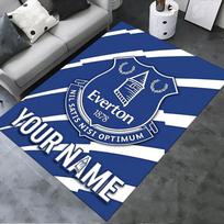 Custom Name Everton FC Carpet Rug for Living Room Bedroom Home Sofa Decoration,Kids play Non-slip Floor Mat 40x60cm( 15x23in ) gray