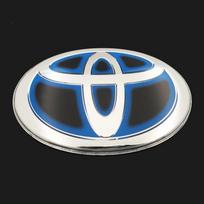 3D Car Hybrid Blue Logo Front Grill Hood trunk Emblem for Toyota Corolla ER11 Camry RAV4 Hilux CHR Highlander Yaris Alphard HRV Reiz 16cmX11cm