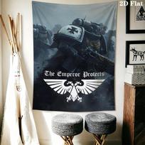 Warhammer 40K Wall Tapestry Aesthetic Wall Hanging Printed Fabric Blanket Decorative Tapestries for Bedroom Living Room Home Decor 150cm x 200cm