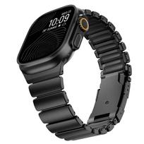 Titanium Rubber Strap for Apple Watch Ultra 3/2/1 49mm 10 11 46mm Luxury Band for Iwatch 9 8 7 45mm 6 SE 3 44mm 42mm Accessories Ultra 2/3 49mm &A