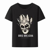 Laisvalaikio Boris Brejcha DJ Kaukės Marškinėliai Šaunūs Trumpomis Rankovėmis Vyrams Moterims T-shirt Vyriški Hip-hopas Vasaros Mada Hipsteris Rankovės Viršutinė dalis L gray