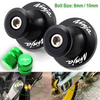 M8/M10 Ninja Swingarm Spools CNC Slider Stand Screw Valve Caps For Kawasaki ninja650 ninja1000sx Ninja 250 300 400 650 ZX6R 8mm-Gold