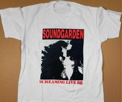 Soundgarden Screaming Live 88 Gift For Fan White All Size S to 5XL Shirt AG722 Unisex T-Shirt XXXXL white