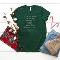 Jane Eyre Tshirt Literary Quote Book Lover Shirt Feminist Tshirt Graphic T Shirts Short Sleeve Women Tshirts Streetwear Top Tee L black