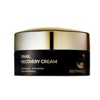 Deoproce Snail Recovery Cream 100g - High Capacity Nourishing & Regenerating Moisturizer for Smooth Skin beige