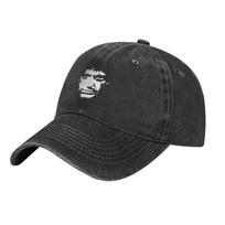 Scarface Baseball Cap Distressed Denim Washed Tony Montana Pacino Gangster Movie Headwear Running Golf Adjustable Fit Caps Hat One Size gray