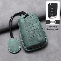 Compatible Key Case for Volkswagen Models: ID.4X, Tan Yue, Crozz, Lingdu, L, Lan Xun, ID.3, Golf 8, Tu Ang, ID.6 gray