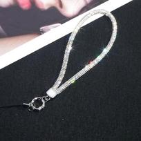 Diamond Crystal Phone Wrist Straps Keychain Flashy Glitter Rhinestone Phone Lanyard Hanging Anti-lost Rope