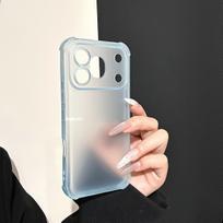 For Honor 600 Pro 600 5G Case Soft TPU Ultra-thin Transparent Four-corner anti-fall Protective Back Cover For Honor 600Pro Shell Honor 600 dangaus mėlyna spalva