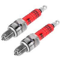 Ahvqevn 2pcs Racing 3 Electrode Spark Plug A7TC for 50cc