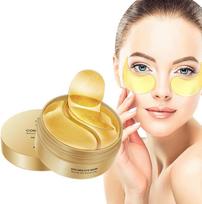 Zorzel Under Eye Patches for Puffy Eyes, 60 PCS 24K Gold Dark Circle Remover for Women and Men, Reduce Wrinkles, Under Eye Bags, Moisturizing Impro beige