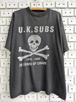 U.K. Subs Black Cotton T-Shirt FUll size S-5XL Unisex CL198 XXL gray
