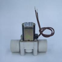 High-Temperature Resistant Solenoid Water Inlet Valve, 12V/24V/220V, 4-Point Plastic Tap 3/4" Plastic DC24V