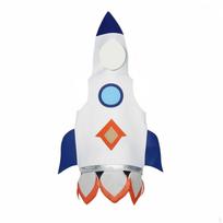SpaceThemed Spacecraft Ship Costume | Layered Flame Leg Decorations, Costume, for DressUp L white