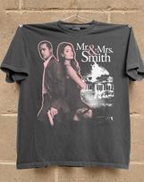 Mr and Mrs Smith Movie T-Shirt, Retro Film Tee, Classic 2000s Action Film Apparel, Assassin Couple Gift, Vintage Movie Shirt, Gift for Him T-shirt S gray
