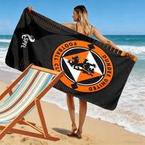 Dundee United FC Print Beach Towel, Large Soft Quick Dry Towel for Beach Camping Swimming 80cmx160cm(31x63inch) orange