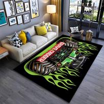 Monster Truck  Grave Digger  Design Rug - Non-slip rug suitable for living room and bedroom sofas. 40x60cm( 15x23in ) gray