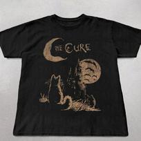 The Cure Cat Tee 90s Alt Indie Rock Unisex Shirt Cat Lover Gifts The Cure Fan Gifts Band Tee The Cure Graphic Tee 4XL gray