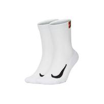 Nike Court Multiplier Cushioned Tennis Crew Socks 2 Pairs (Unisex) Tennis Socks SK0118 100 XL