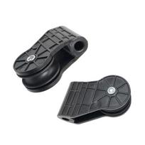 Rowing Machine Repair Pulley, Gym Equipment Part, Plastic Rope Channel Roller with Mounting Point for Indoor Fitness Equipment Service