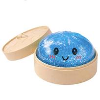 Dumpling Squishy Glitter Simulation Flash Steamer Bun Squeezing Toy Soft to the Touch Colorful Squeezing and Decompression Tool