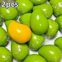 Handmade Squishy Mango Stress Ball Toy Color-Changing Mango Squeeze Fidget Toys Asmr Sensory Stress Relief Toy For Adult
