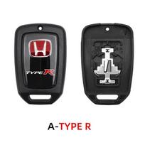 1 vnt. Pakeičiamas automobilio nuotolinio valdymo pultelio korpusas Dangtelis Priedai Honda Civic Fit Jazz Accord HRV City Odyssey Pilot Vezel gray