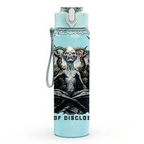 1PC Black Monster 750ml sports water bottle leakproof straw lid outdoor office home tamsiai mėlyna spalva