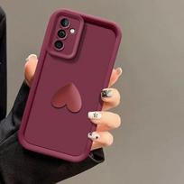 3D Mielas Sėdynės Silikoninis Dėklas Samsung Galaxy A56 A36 A26 A16 A55 A35 A25 A15 A54 A34 A24 A14 A53 A23 A13 A52 A51 S25 S24 FE Saldainis TPU Telefono Dėklas Viršelis Samsung Galaxy A50 vyno raudonos spalvos