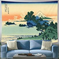 Fuji kalnas & Didžioji Kanagavos banga Gobelenas - Japonų sienų dekoracija - 6, 180x300cm
