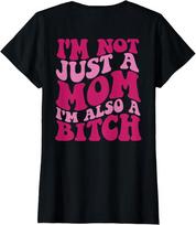 Aš ne tik mama, bet ir B Juokingas užrašas Moteriški apvalios apykaklės marškinėliai Unisex marškinėliai M pink