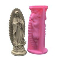 Silicone Mold Mothers Day Gift Aromatherapy Epoxy Mold Home Decoration Mold 1 pink