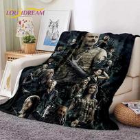 The Walking Dead Lincoln TWD Minkštas flanelinis pledas lovoms, miegamajam, sofai, piknikui, apklotas lauke, laisvalaikiui, snauseliui, dovana 75x90cm