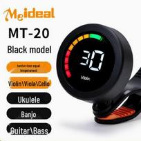 Wonderful Classical Folk Guitar Tuner for Bass, Ukulele, Violin, Viola, Banjo - Ideal for Beginners black