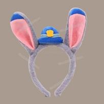 Zootopia 2 Nick Judy Lankelis Animacinis Triušio Ausys Plaukų Lankelis Žavingas Mergaičių Cosplay Šventės Dekoracija Galvos Apdangalas Vaikų Gimimo Dienos Plaukų Juostelės pink
