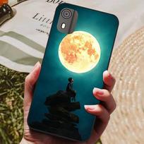 Telefono dėklas Nokia C02 dėklas Atsparus smūgiams Juodas Silikoninis Minkštas Telefono Dangtelis Nokia C02 Galinis Dangtelis Dėklas C 02 5.45  Funda Coque Nokia C02