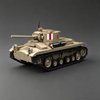 Britų Šv. Valentino Pėstininkų Tankas Antrojo Pasaulinio Karo MK III Vikšrinė Šarvuota Transporto Priemonė Statybiniai Blokeliai VALENTINE.I Modelis Berniukų Žaislas NO BOX black
