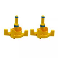 2Pcs HC3Z‑9J305‑A Fuel Drain Valve Plugs for Ford F250 F350 6.7L Diesel yellow