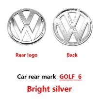 1Pc Car Original Replace Front Grill Badge Trunk Lid Tailgate Emblem Logo Decor Accessory For VW GOLF 6 MK6 2010 2011 2012 2013 white