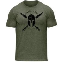 Spartan Warrioorr Pro Gun Molon Labe Gym Training T-Shirt 100% Cotton O-Neck Summer Short Sleev XL gray
