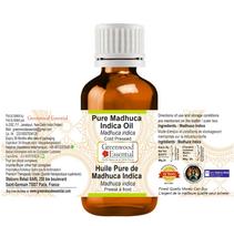 Greenwood Essential Pure Madhuca Indica Oil (Madhuca indica) | Cold Pressed | Natural | Undiluted | For Diluting Essential Oils | For Skin & Mass white