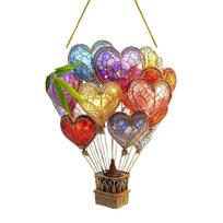 Hot air balloon decorative lanterns, Valentine's Day decorative acrylic pendants, Decorative Light For Garden Porch Yard