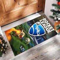 Rocket League Crystal Velvet Rug, Soft Anti‑Slip Crystal Velvet Carpet for Living Room Bedroom Home Decor 40cmx60cm